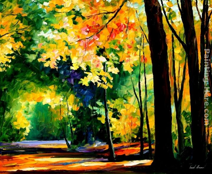 Leonid Afremov MORNING FOREST